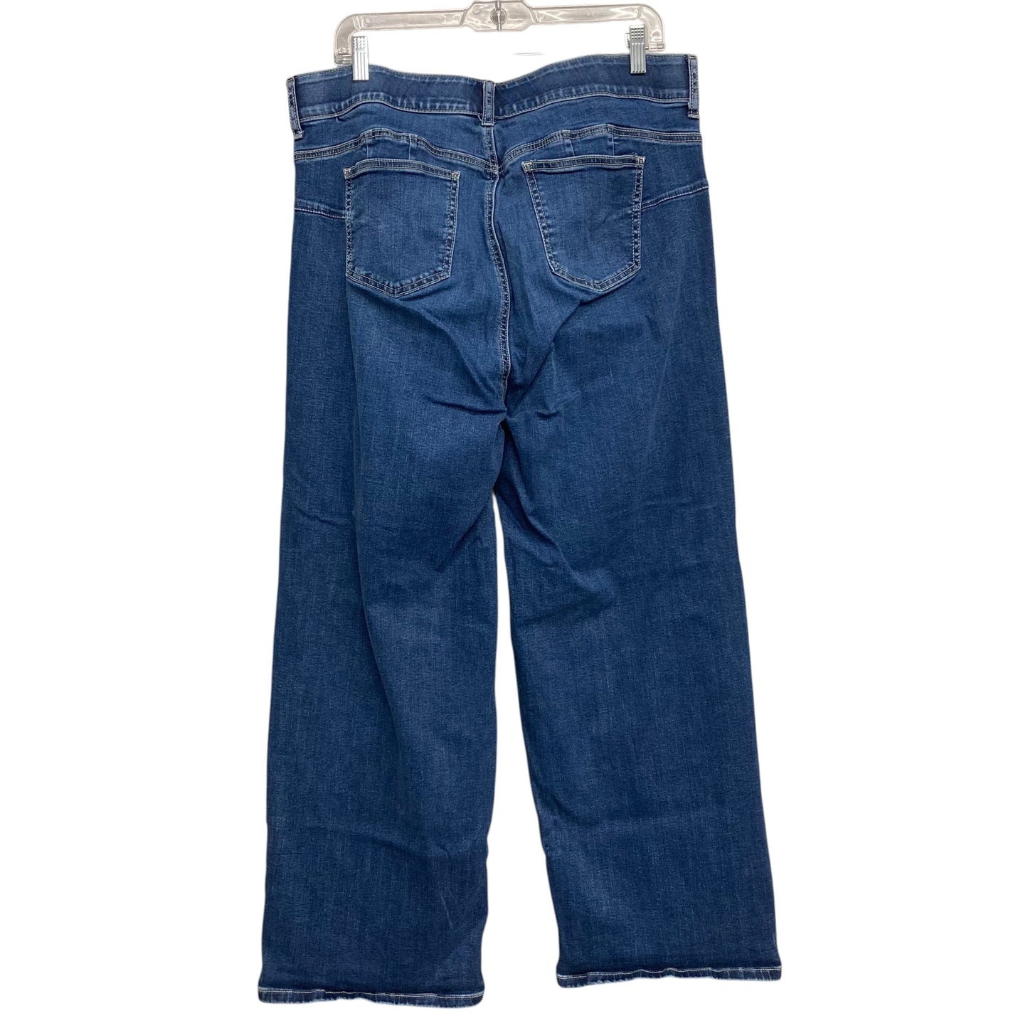 Jeans Wide Leg By Torrid In Blue Denim, Size:16