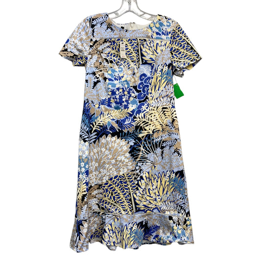 Dress Casual Short By Talbots In Blue & Yellow, Size:Xs