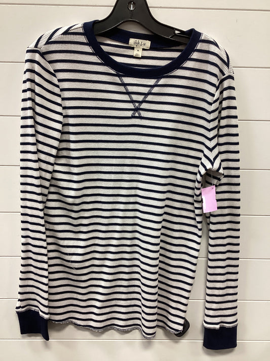 Top Ls By Style And Company In Blue & White, Size:M