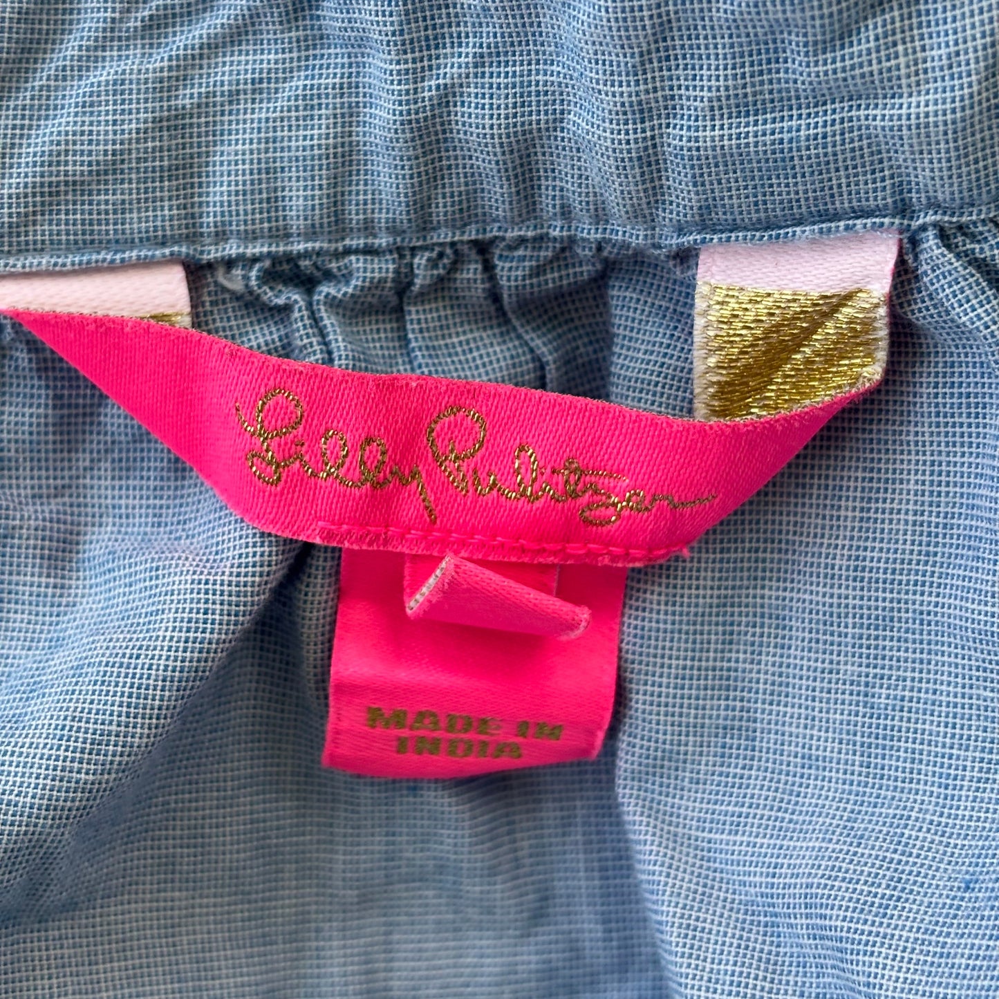 Top Long Sleeve Designer By Lilly Pulitzer In Blue, Size: Xs