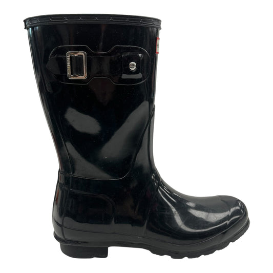 Boots Rain By Hunter In Black, Size:8