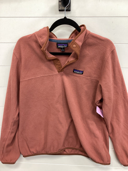 Athletic Top Ls Collar By Patagonia In Orange, Size:Xl