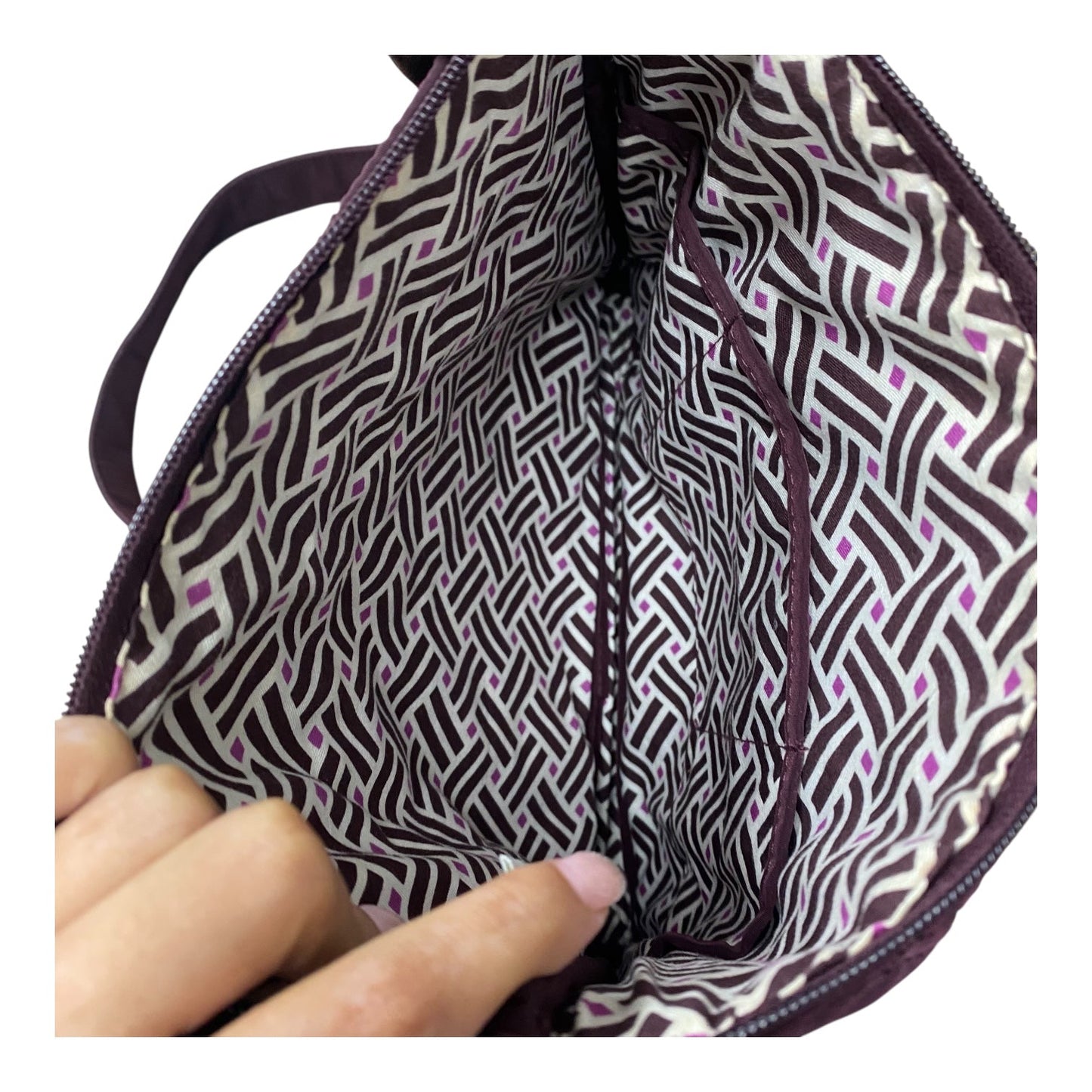 Handbag By Vera Bradley In Purple, Size:Medium