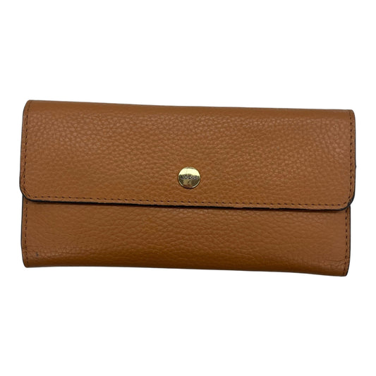 Wallet Leather By Lodis In Brown, Size:Large