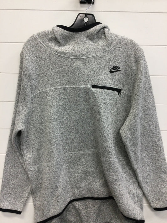 Athletic Sweatshirt Hoodie By Nike Apparel In Grey, Size:Xl