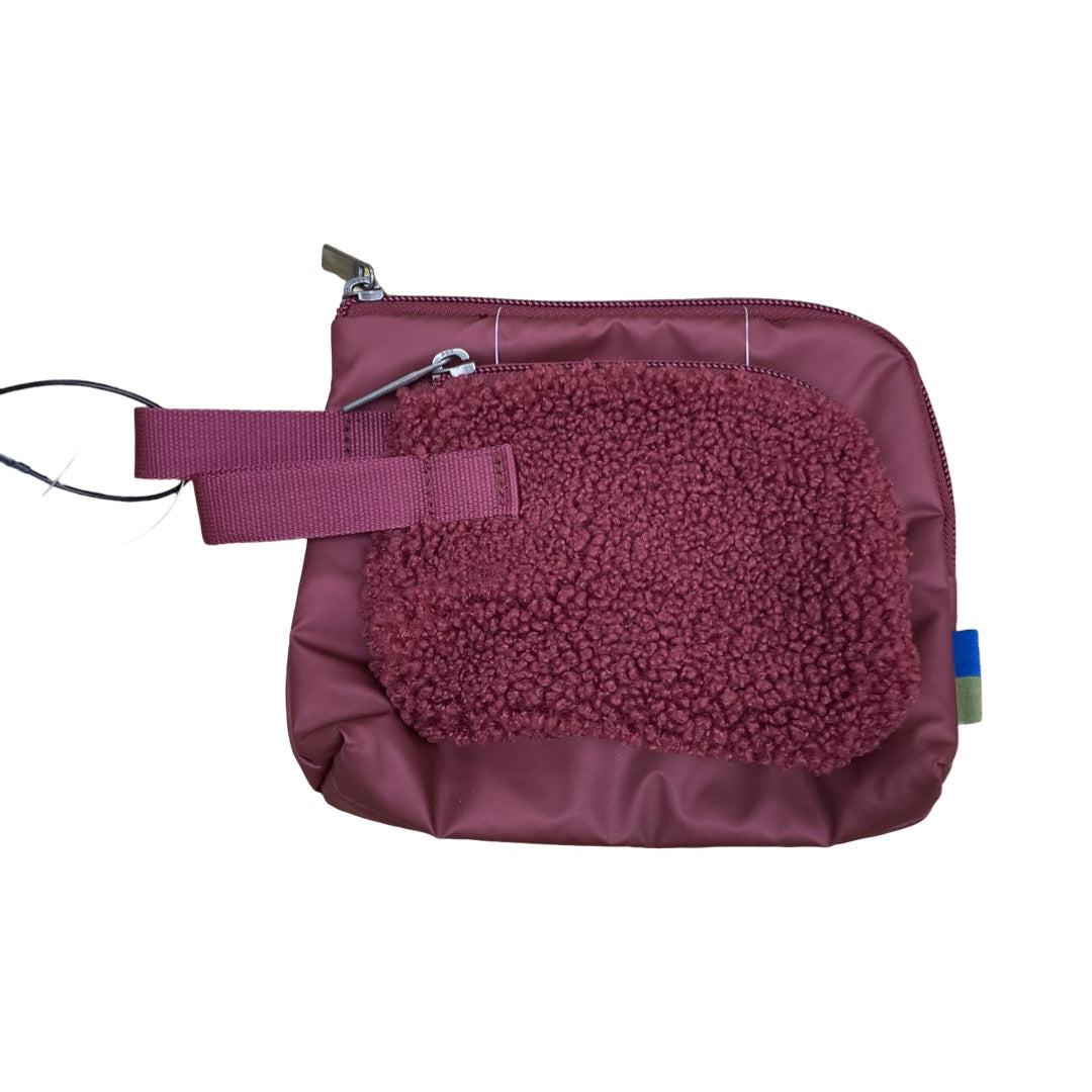 Makeup Bag By Clothes Mentor In Maroon, Size:Small