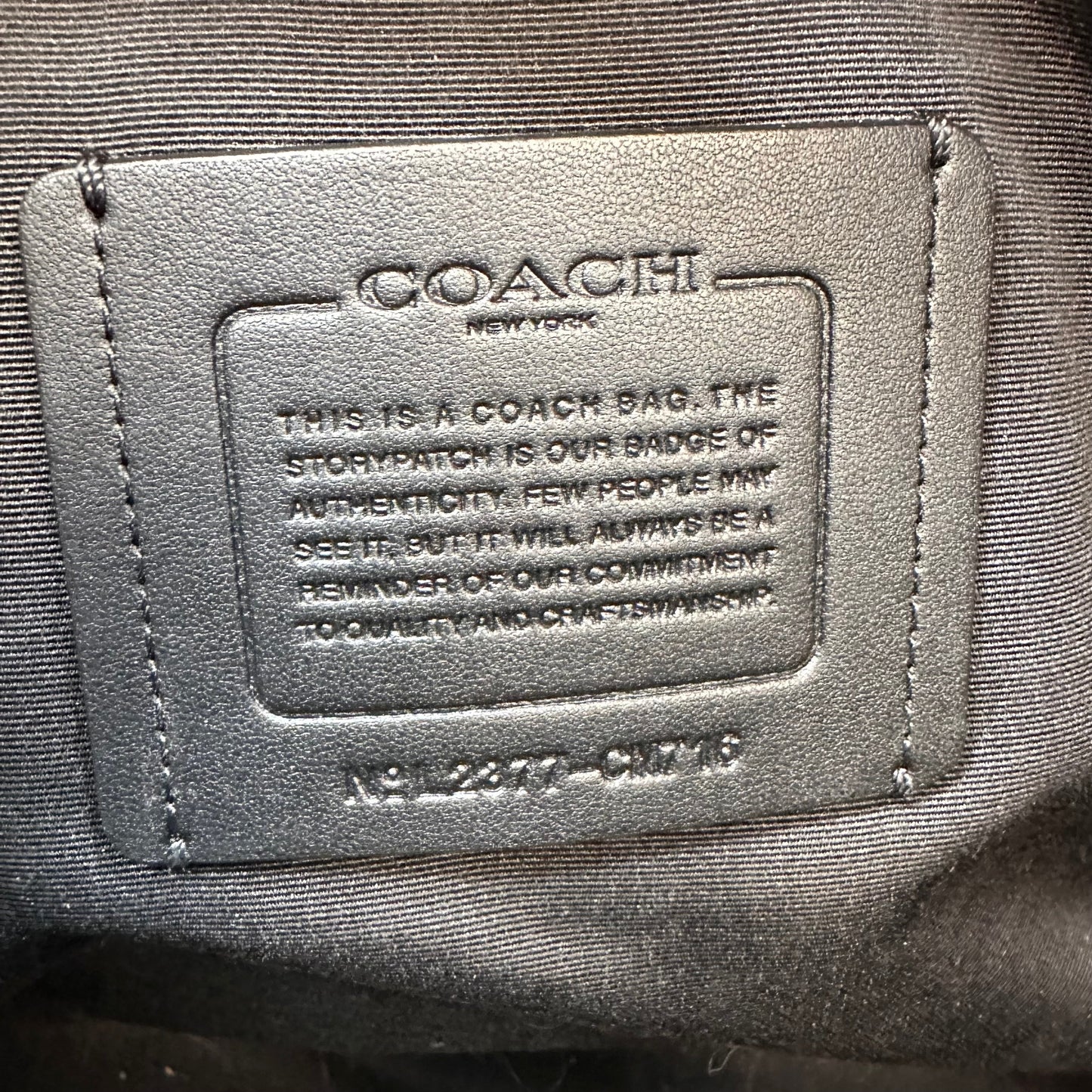 Handbag Designer By Coach, Size: Medium
