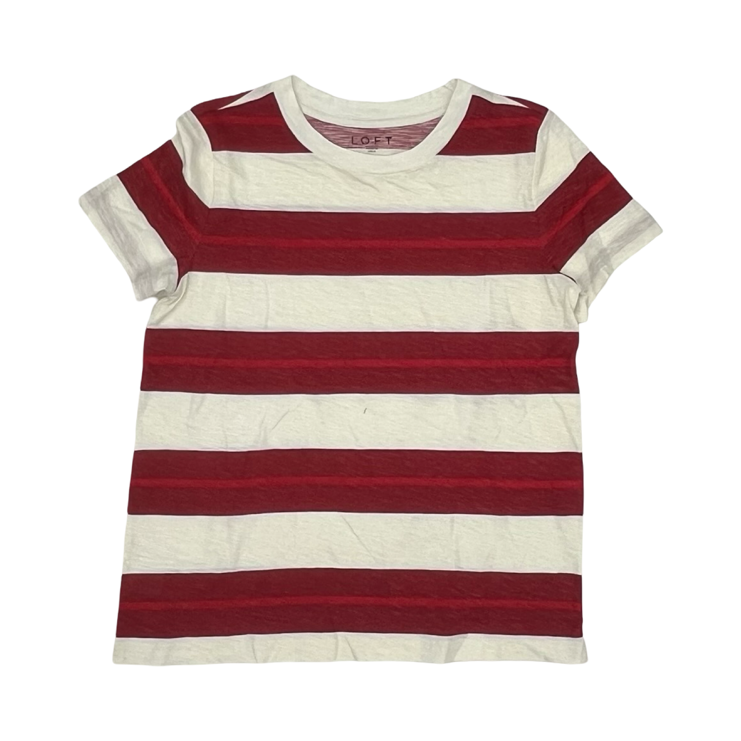 Top Ss By Loft In Red & White, Size:M