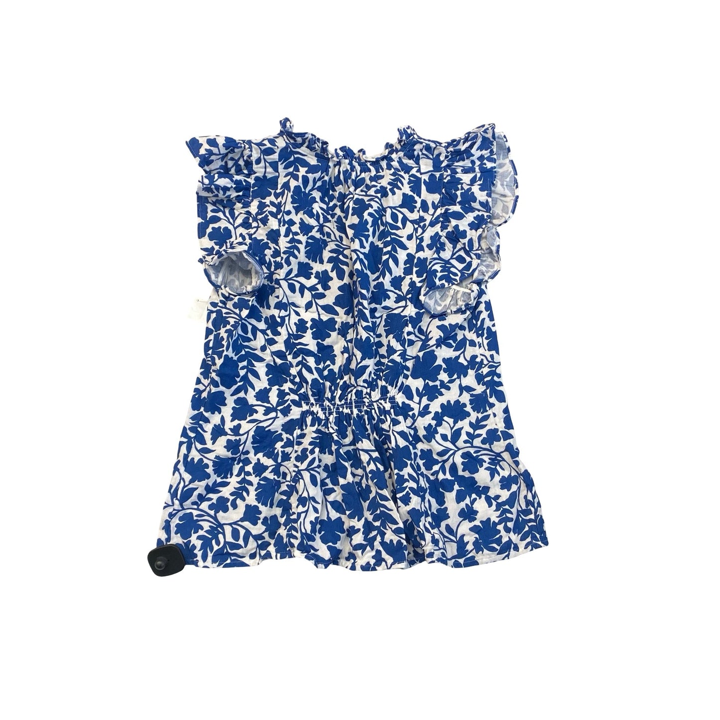 Top Sleeveless By Caslon In Blue & White, Size:M