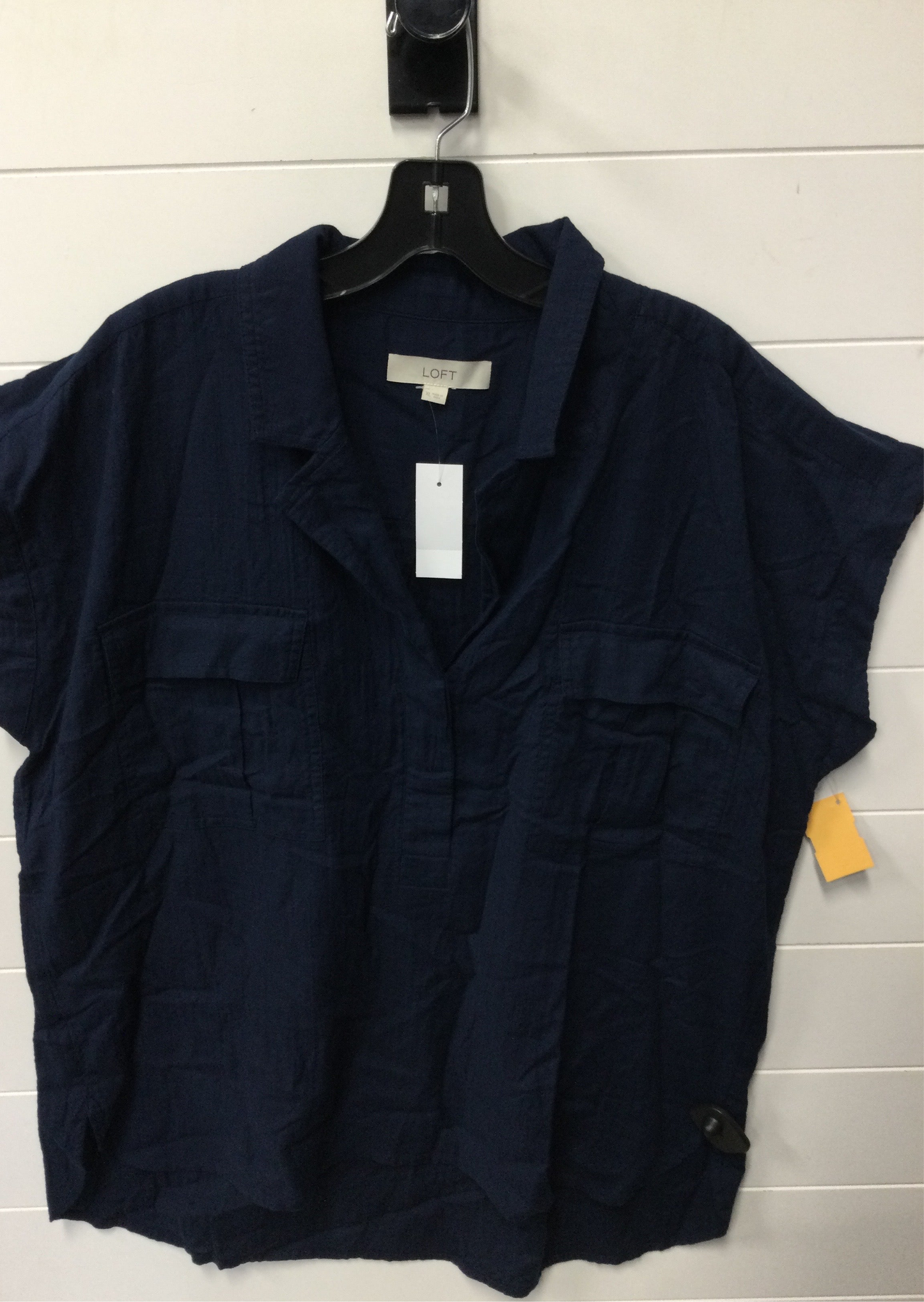 Top Ss By Loft In Navy, Size:Xl