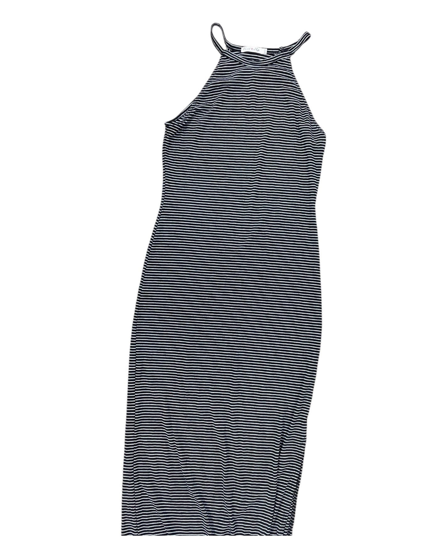 Dress Casual Maxi By Heart & Hips In Black, Size:L