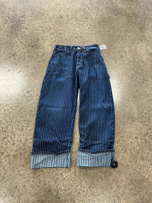 Jeans Wide Leg By Pilcro In Blue Denim, Size:2