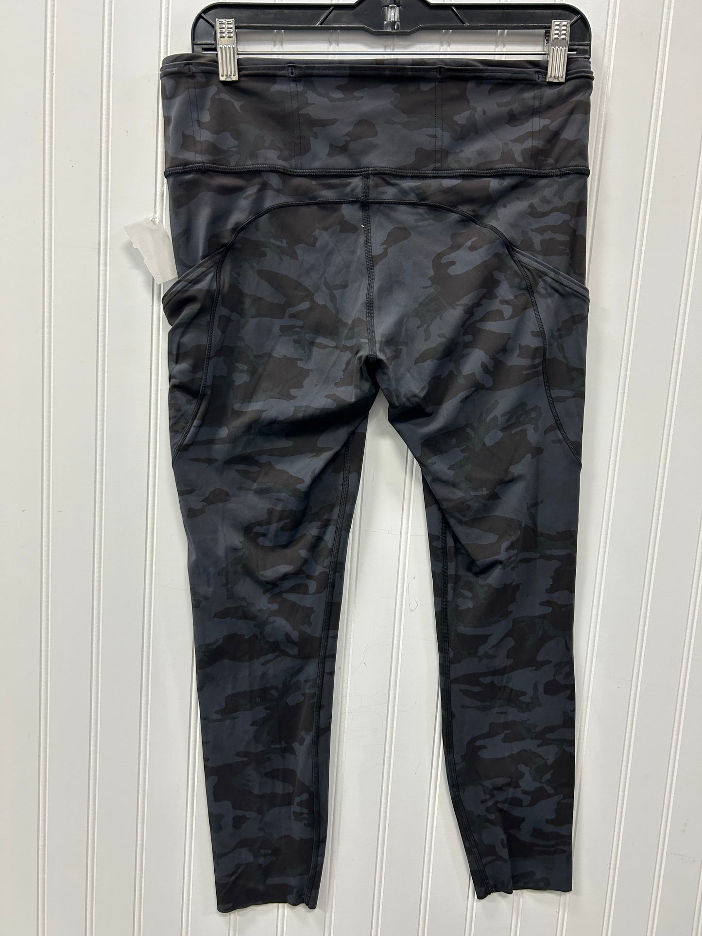 Athletic Leggings By Lululemon In Camouflage Print, Size:10