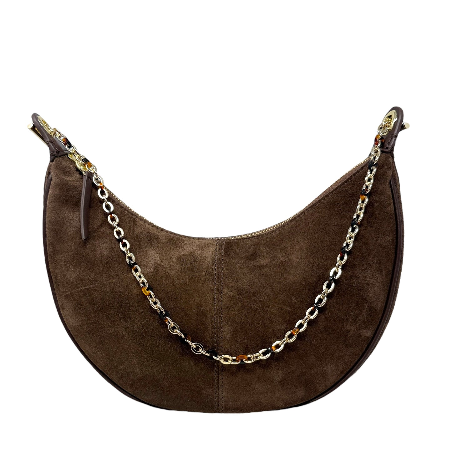 Suede Crescent Bag By Talbots, Size: Small