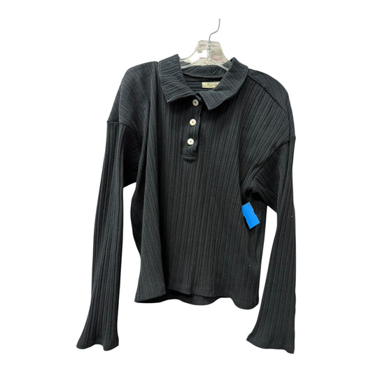 Top Ls By Madewell In Black, Size:L