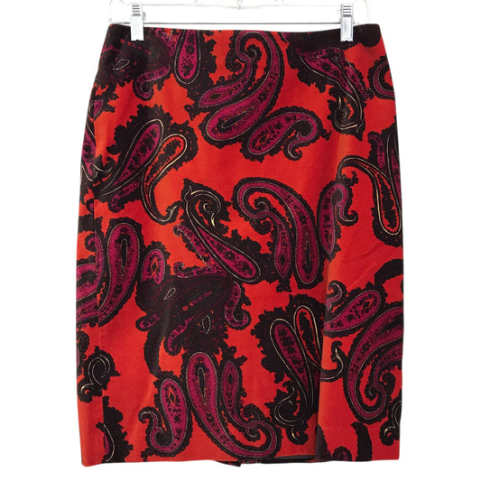 Skirt Mini & Short By Talbots In Black & Red, Size:6