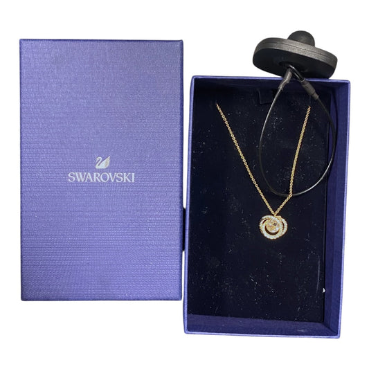 Necklace Designer By Swarovski In Gold