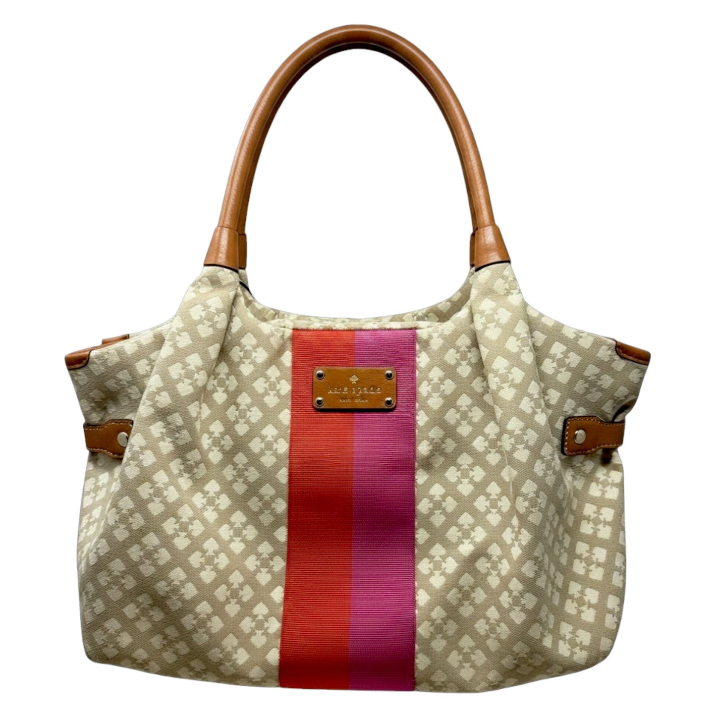 Classic Spade Stevie Bag Designer By Kate Spade, Size: Medium