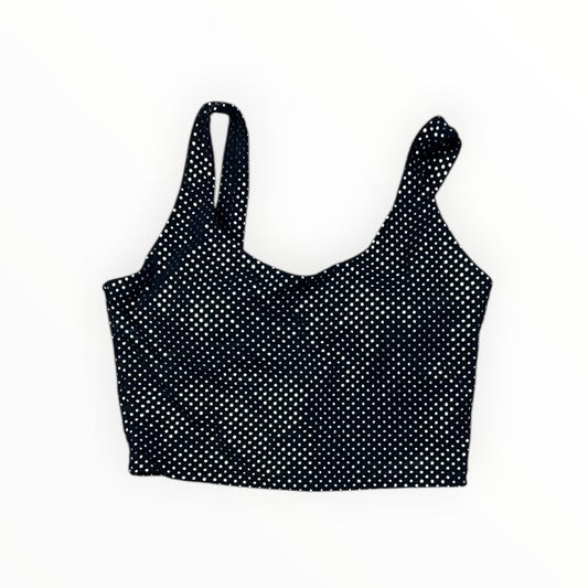 Athletic Bra By Zyia In Black & Silver, Size:S