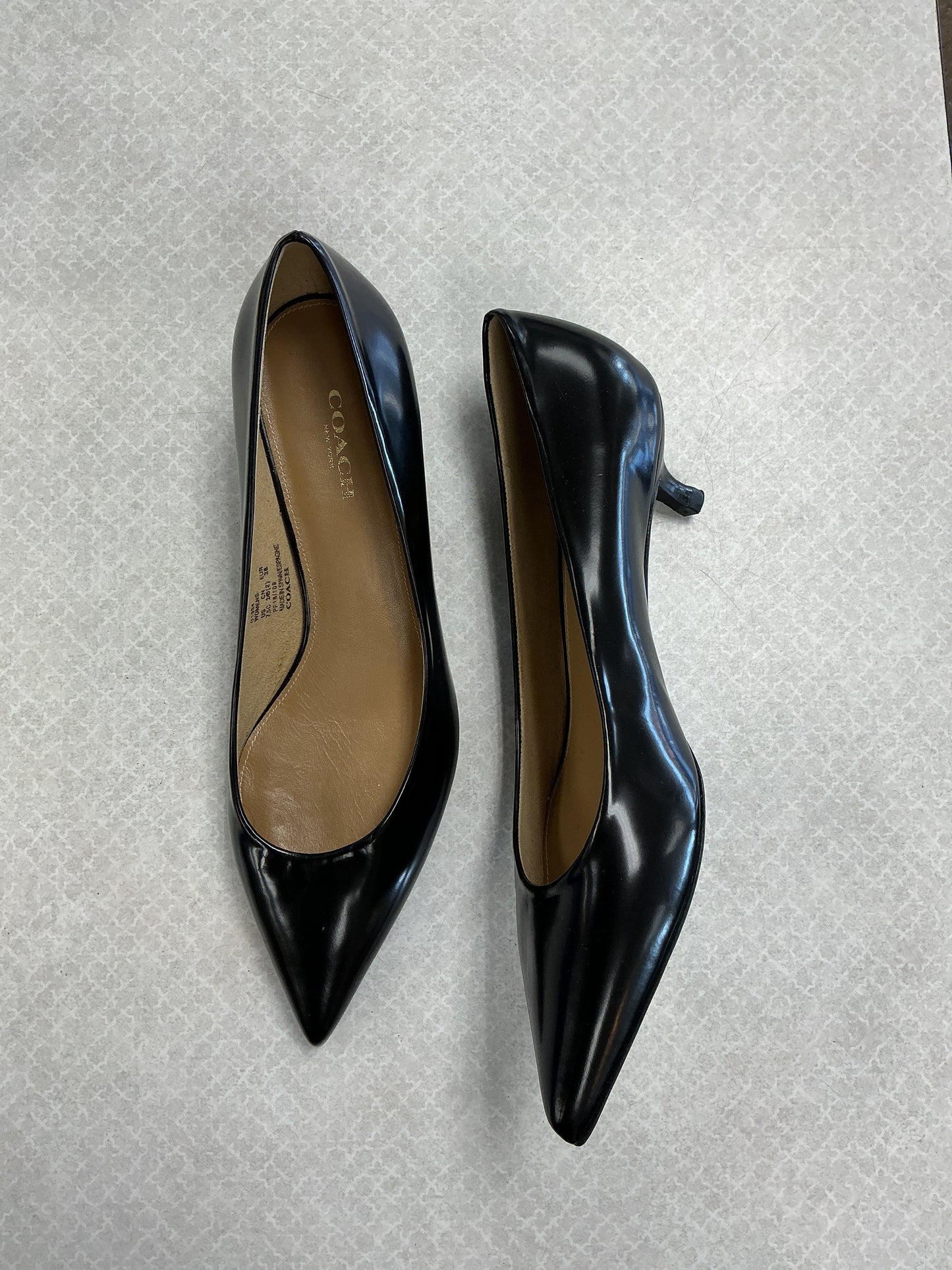 Shoes Designer By Coach In Black, Size:7.5
