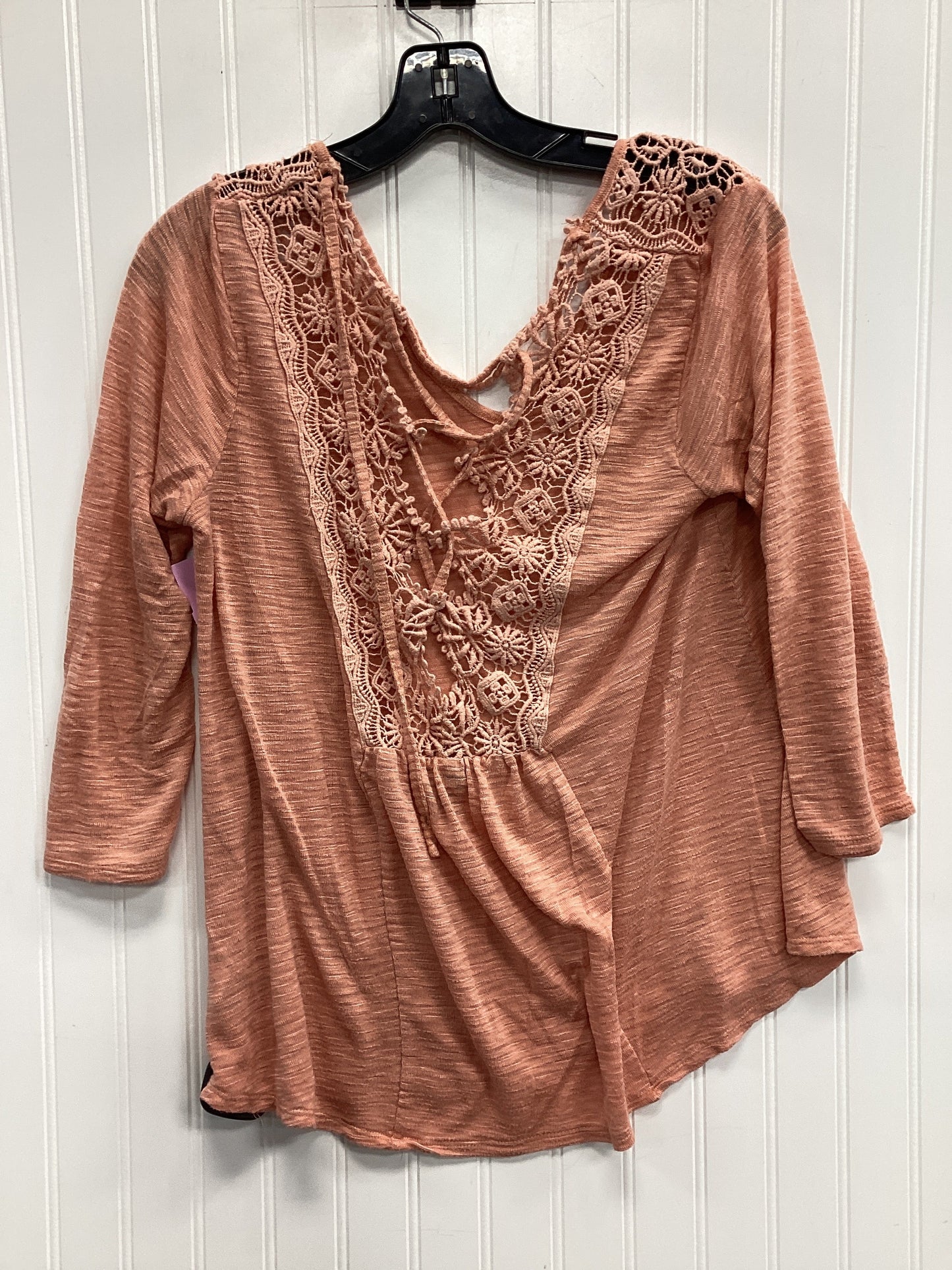 Top Ls By Jessica Simpson In Orange, Size:L