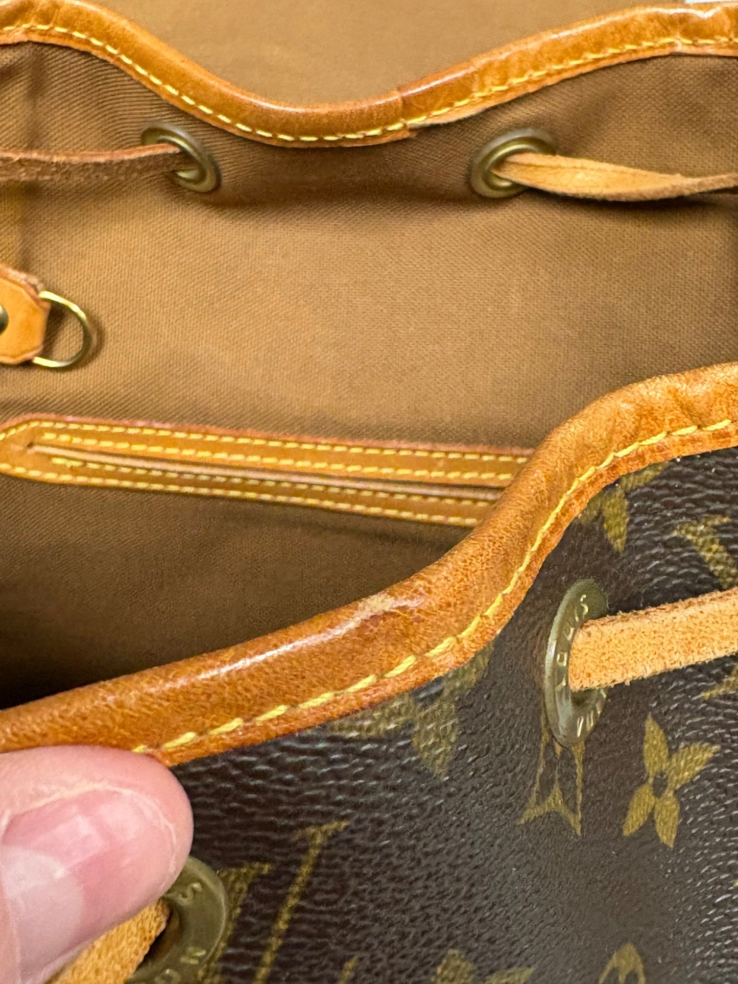 Backpack Luxury Designer By Louis Vuitton, Size: Medium