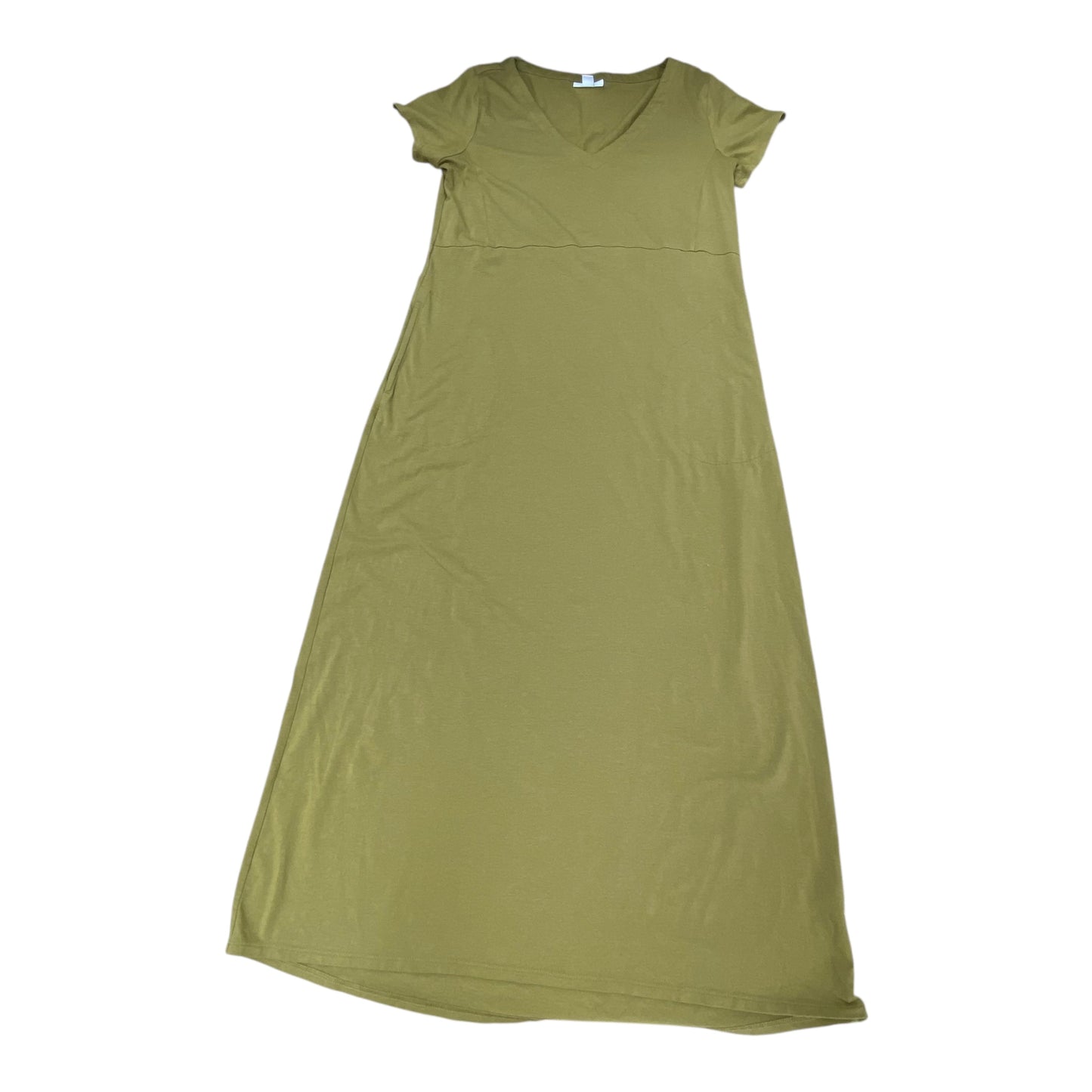 Dress Casual Maxi By J. Jill In Green, Size:Xs