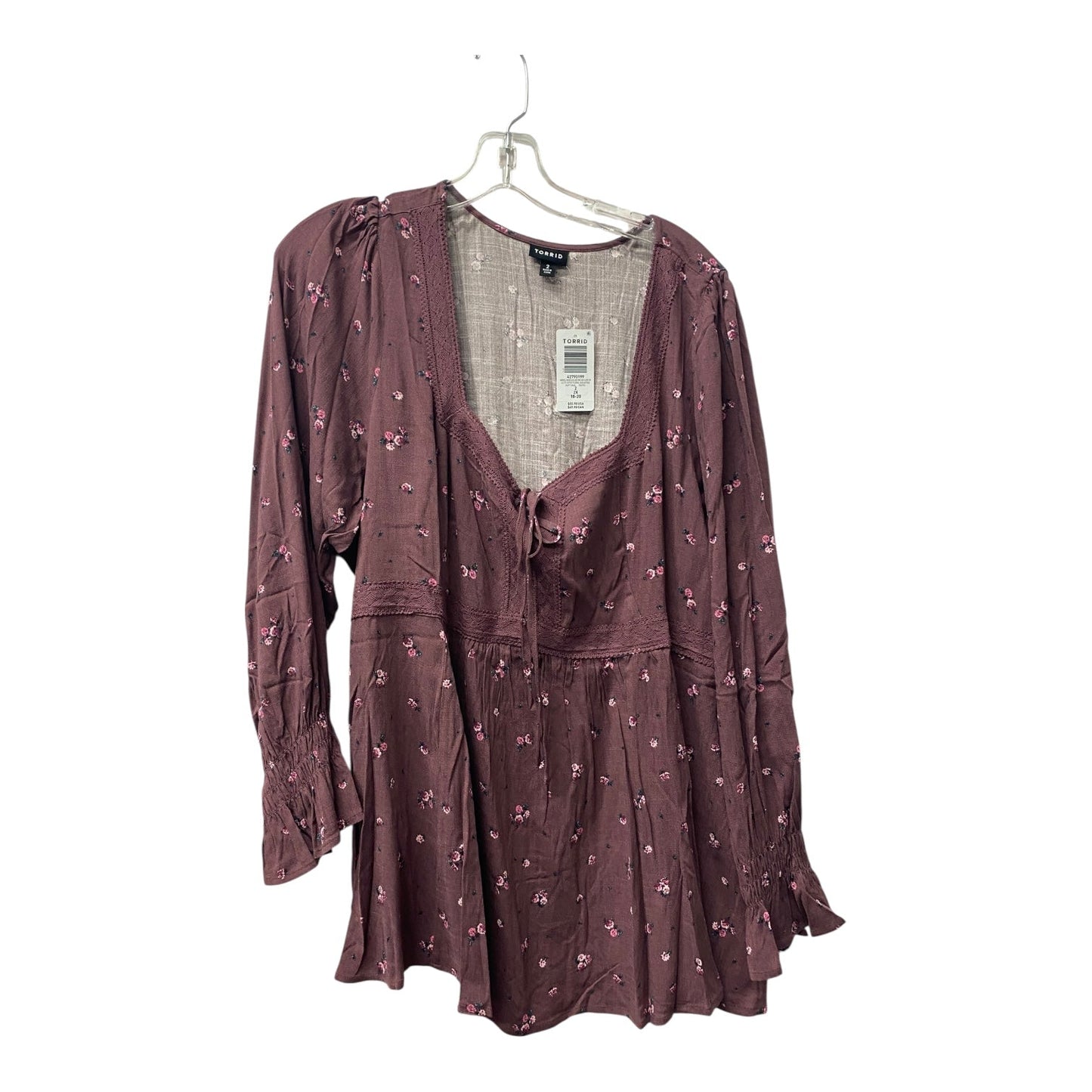Top Ls By Torrid In Purple, Size:2X