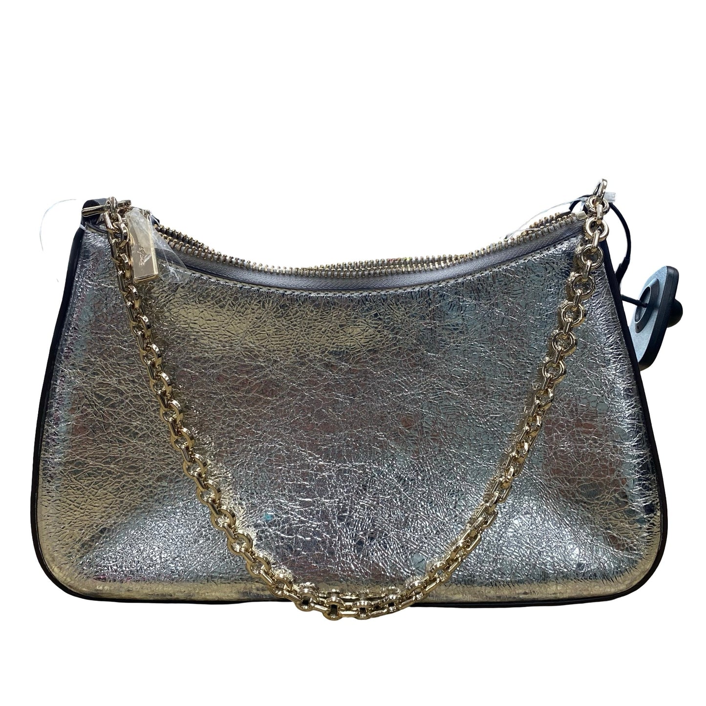 Handbag Designer By Kate Spade In Silver, Size:Medium