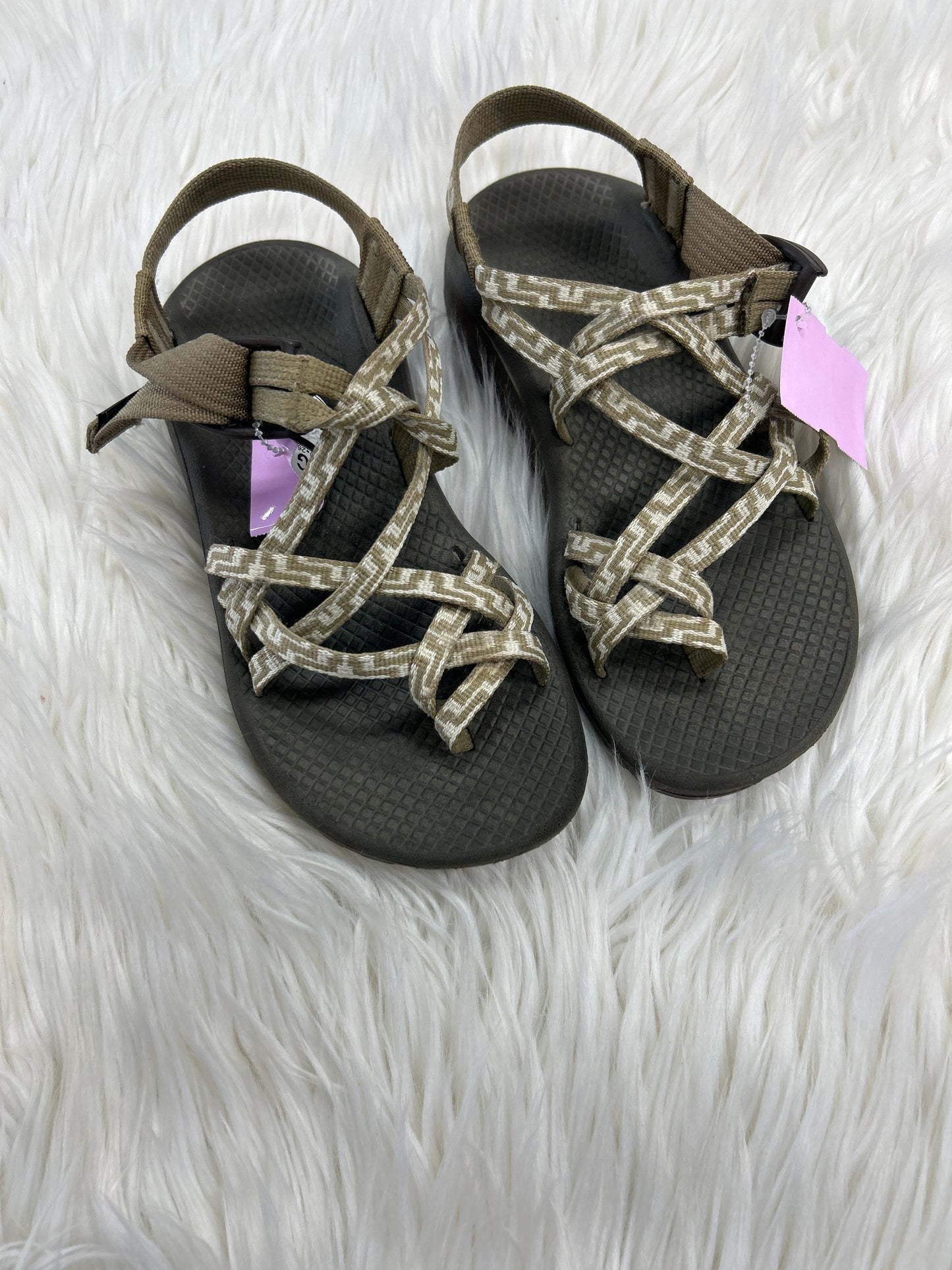 Sandals Flats By Chacos In Brown, Size:5
