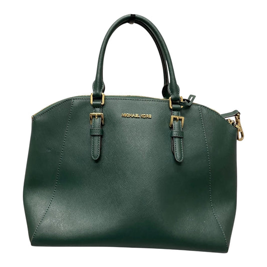 Handbag Designer By Michael Kors In Green, Size:Medium