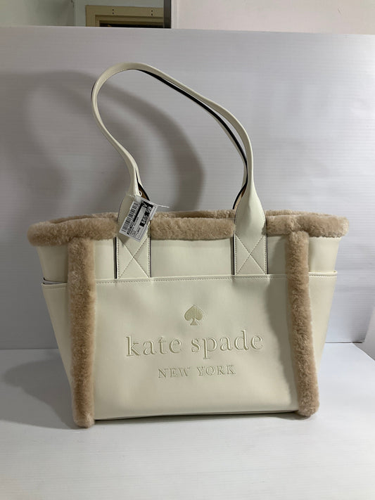 Handbag Designer By Kate Spade In White, Size:Large