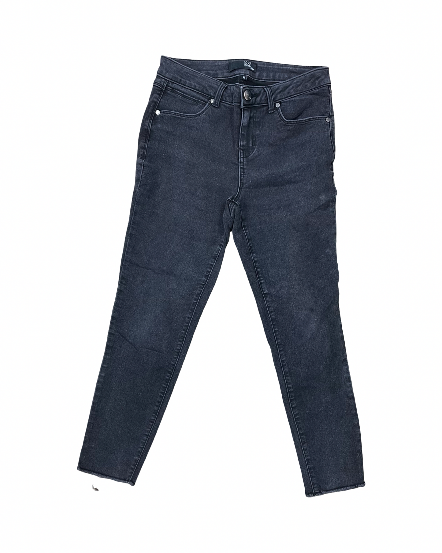 Jeans Skinny By Clothes Mentor In Black Denim, Size:10