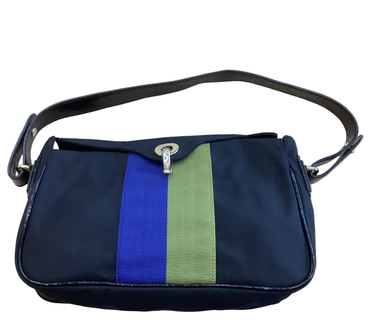 Handbag Designer By Kate Spade In Blue & Green, Size:Small