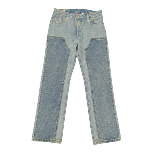 Jeans Straight By Levis In Blue, Size:8