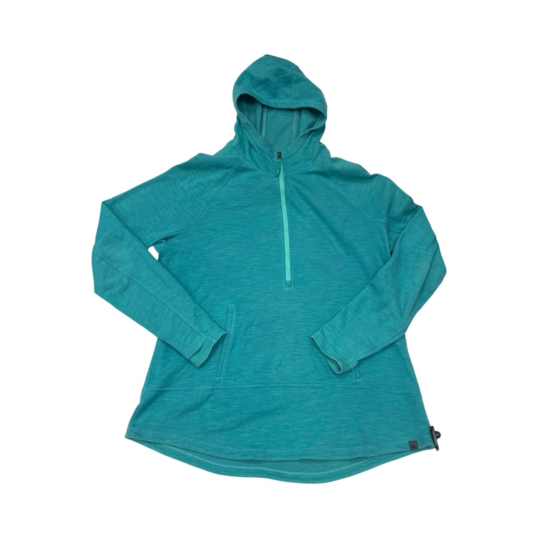 Athletic Top Ls Hoodie By L.L. Bean In Green, Size:Xl