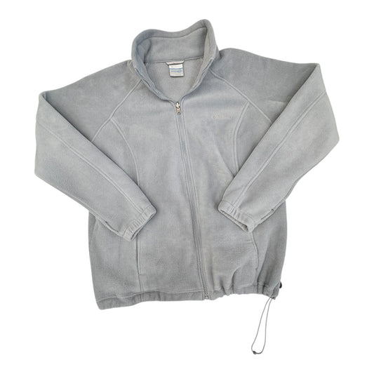 Jacket Fleece By Columbia In Grey, Size:2X