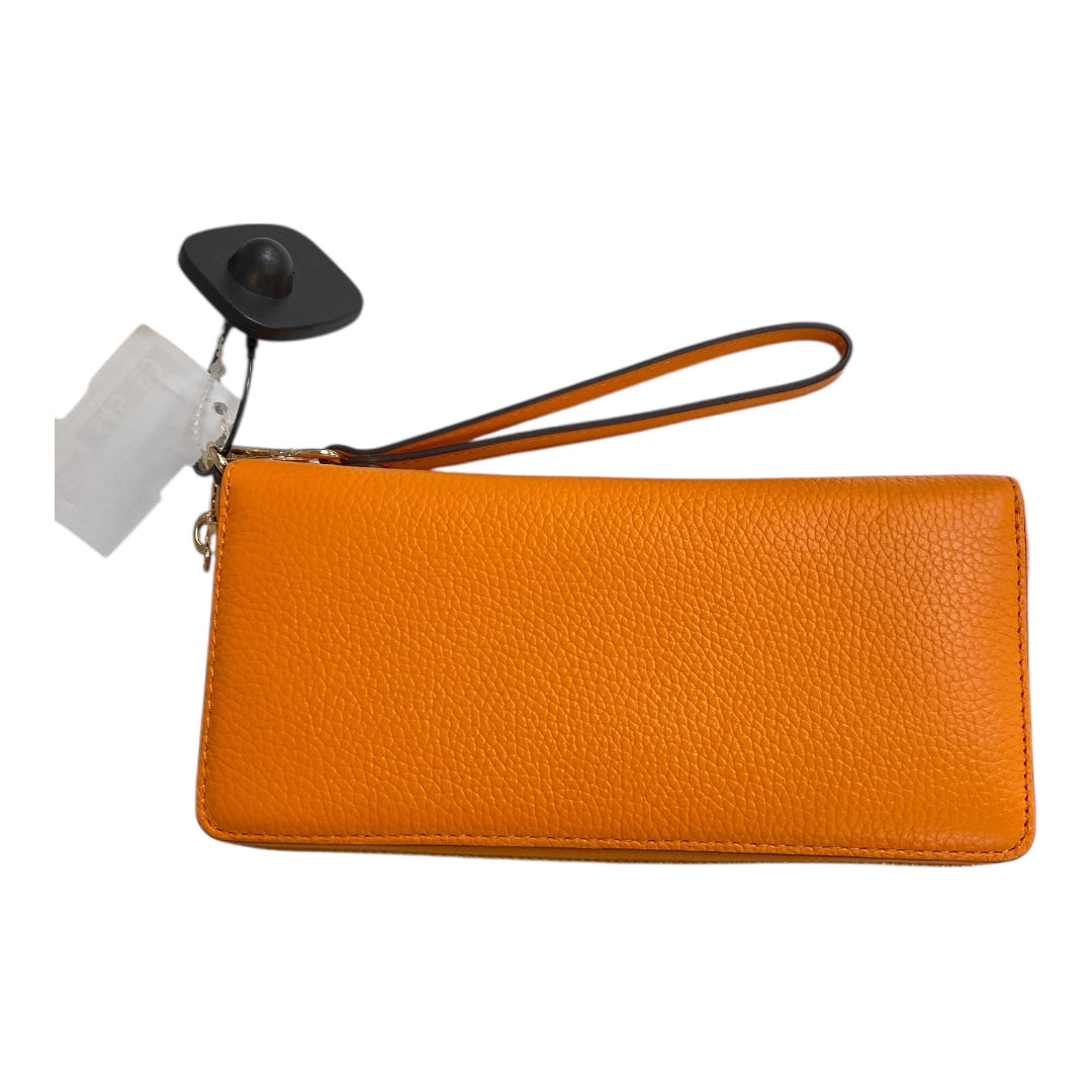 Wallet Designer By Michael Kors In Orange, Size:Large