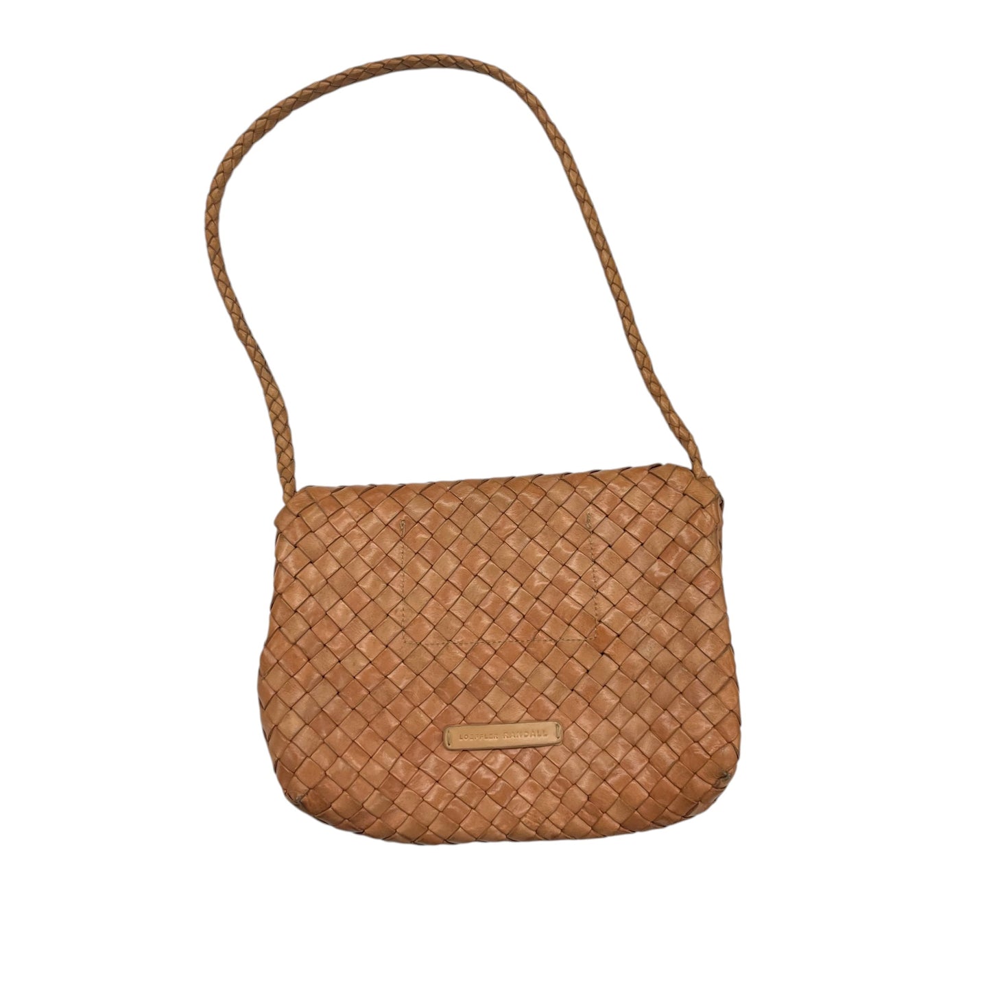 Handbag Leather By Loeffler Randall In Brown, Size:Small