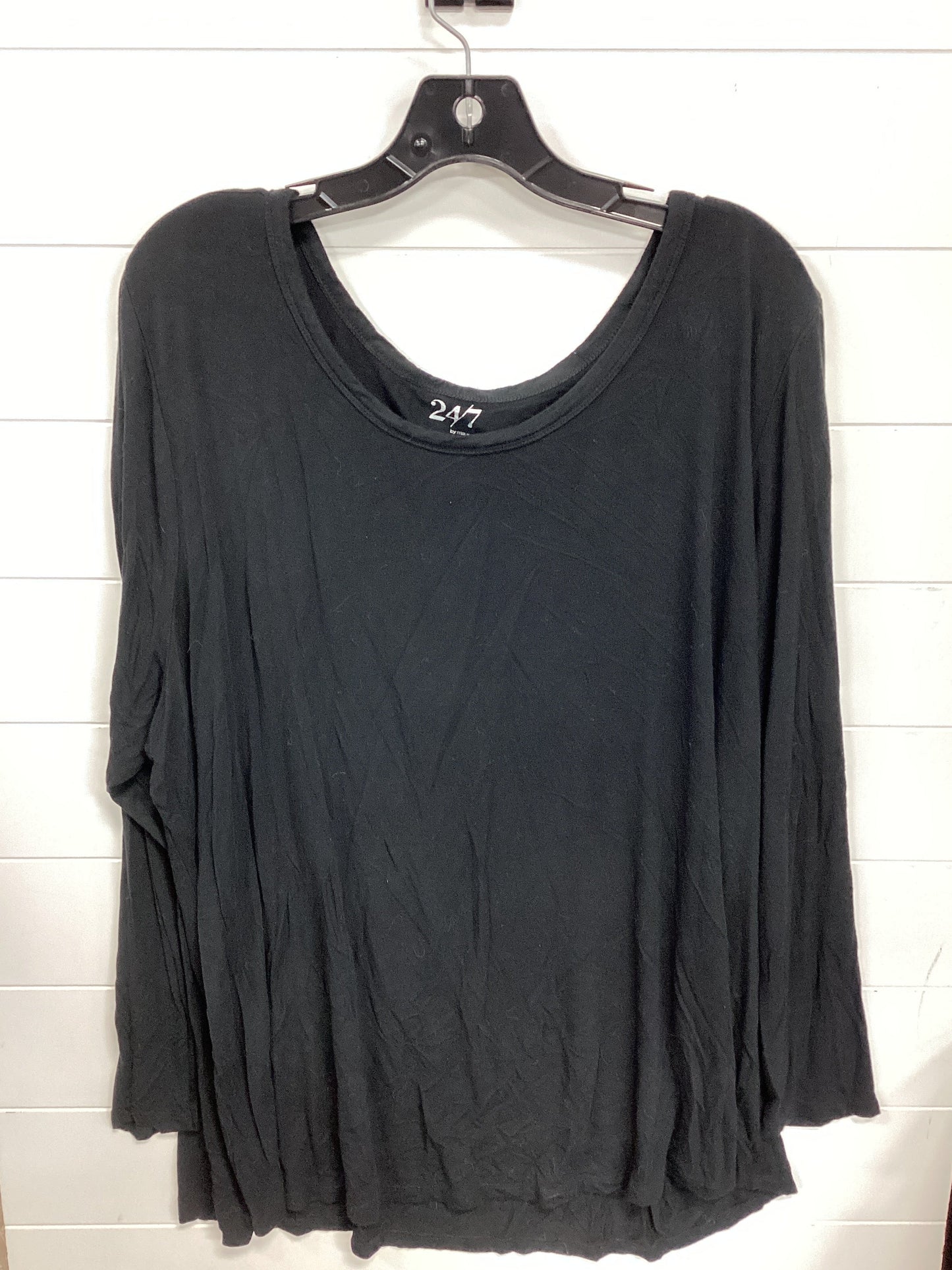 Top Ls By Maurices In Black, Size:3X