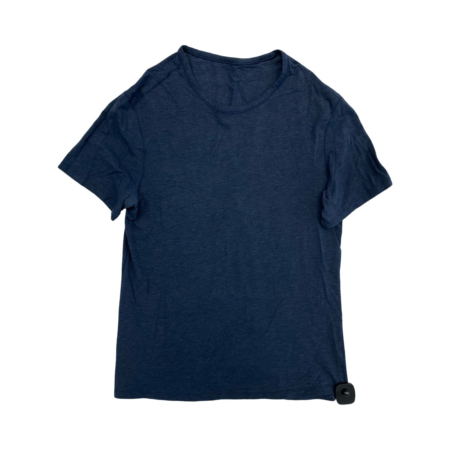 Athletic Top Ss By Lululemon In Navy, Size:M
