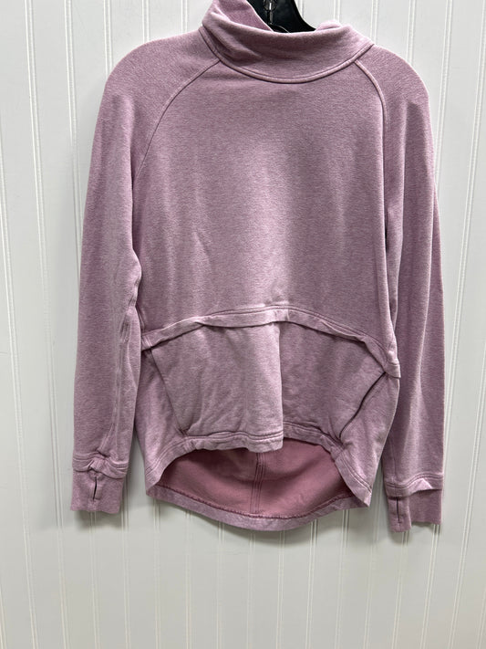 Athletic Sweatshirt Collar By Lululemon In Pink, Size:6