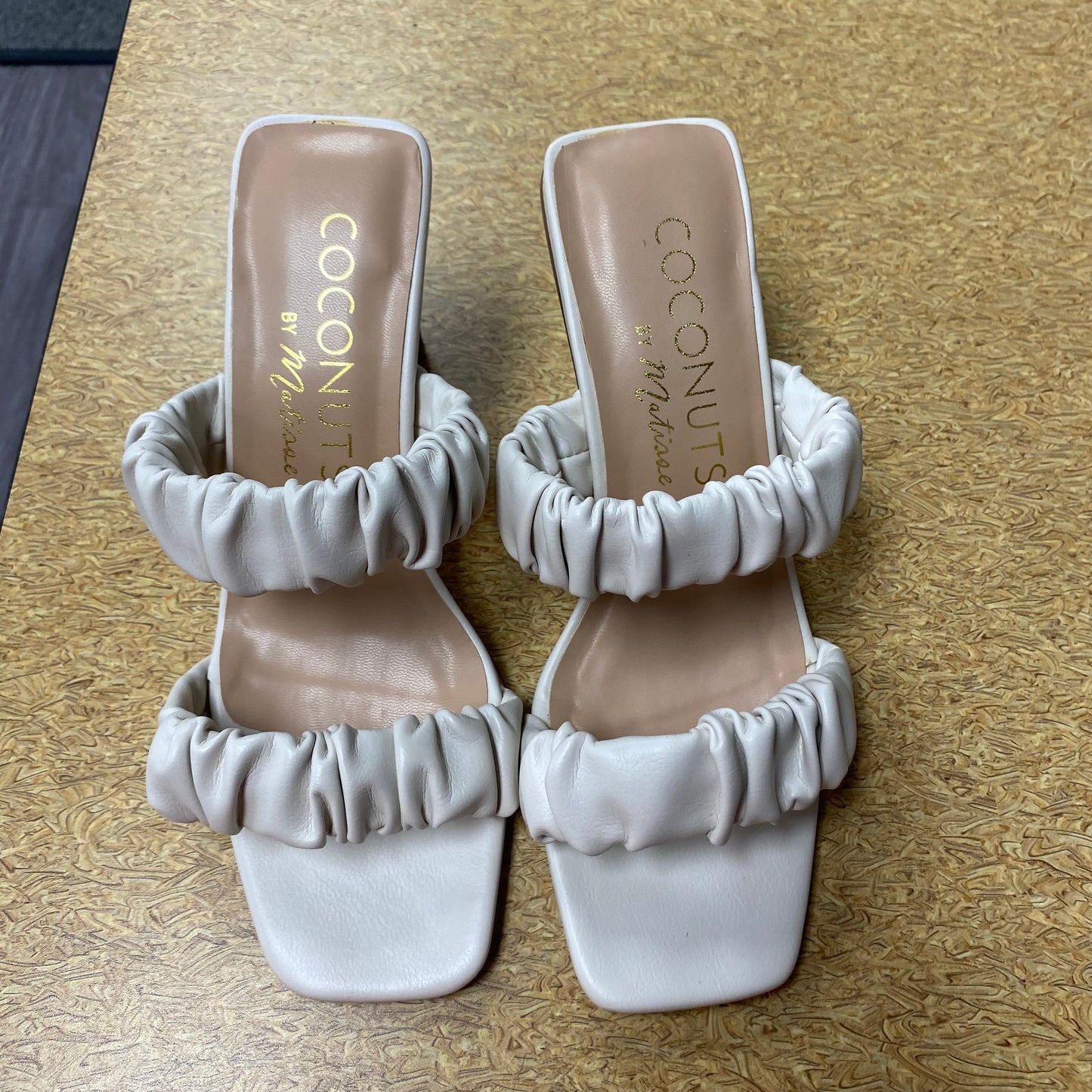 Sandals Heels Block By Matisse In Cream, Size:6