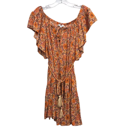 Dress Casual Short By Rachel Zoe In Orange, Size:S