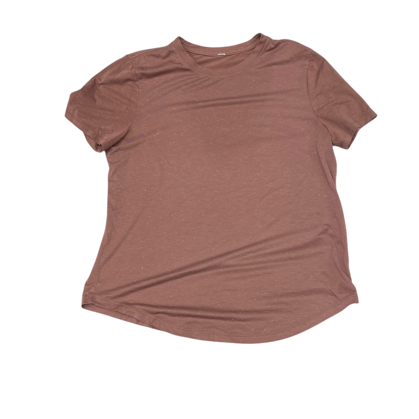 Athletic Top Ss By Lululemon In Pink, Size:S