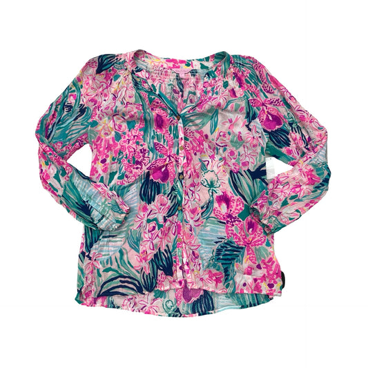 Top Ls Designer By Lilly Pulitzer In Multi, Size:L