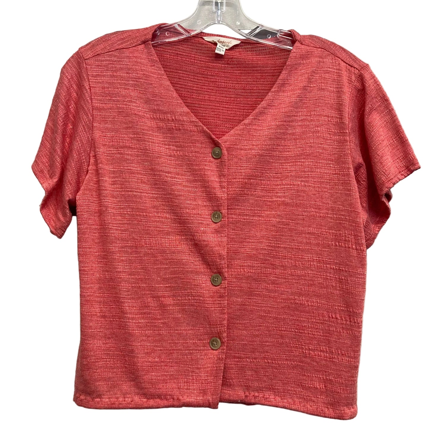 Top Ss Basic By Weatherproof In Red, Size:S