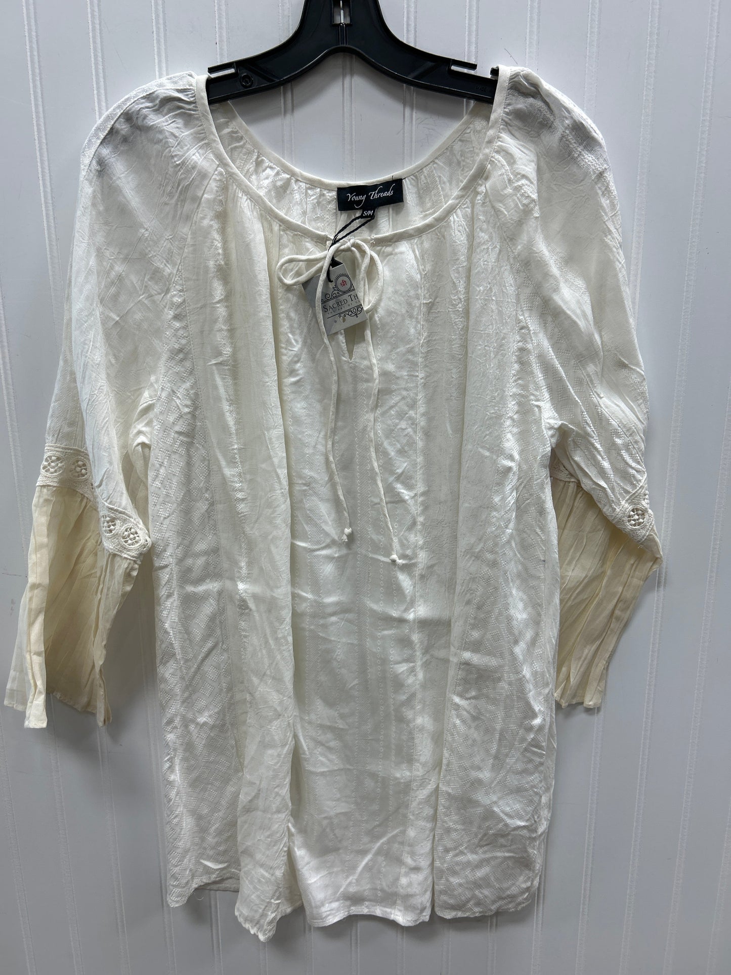 Top Ls By Cmc In Cream, Size:M