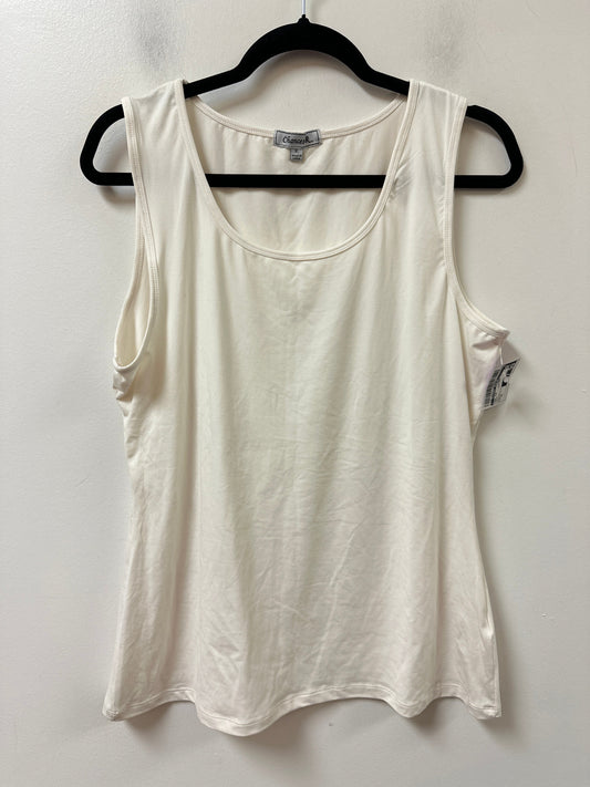 Tank Top By Clothes Mentor In Cream, Size:Xl