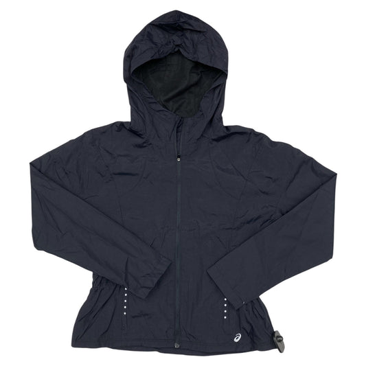 Jacket Windbreaker By Asics In Navy, Size:S